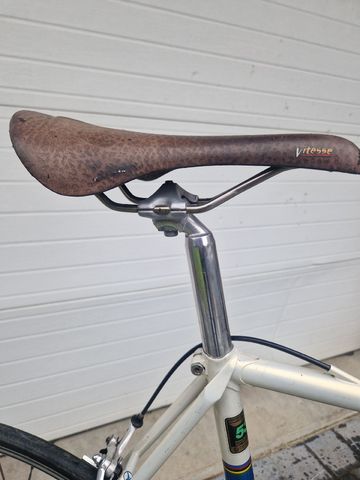 Used Gazelle Custom Campagnolo Super Record 1980 Road & Gravel, White — image 8 of 11
