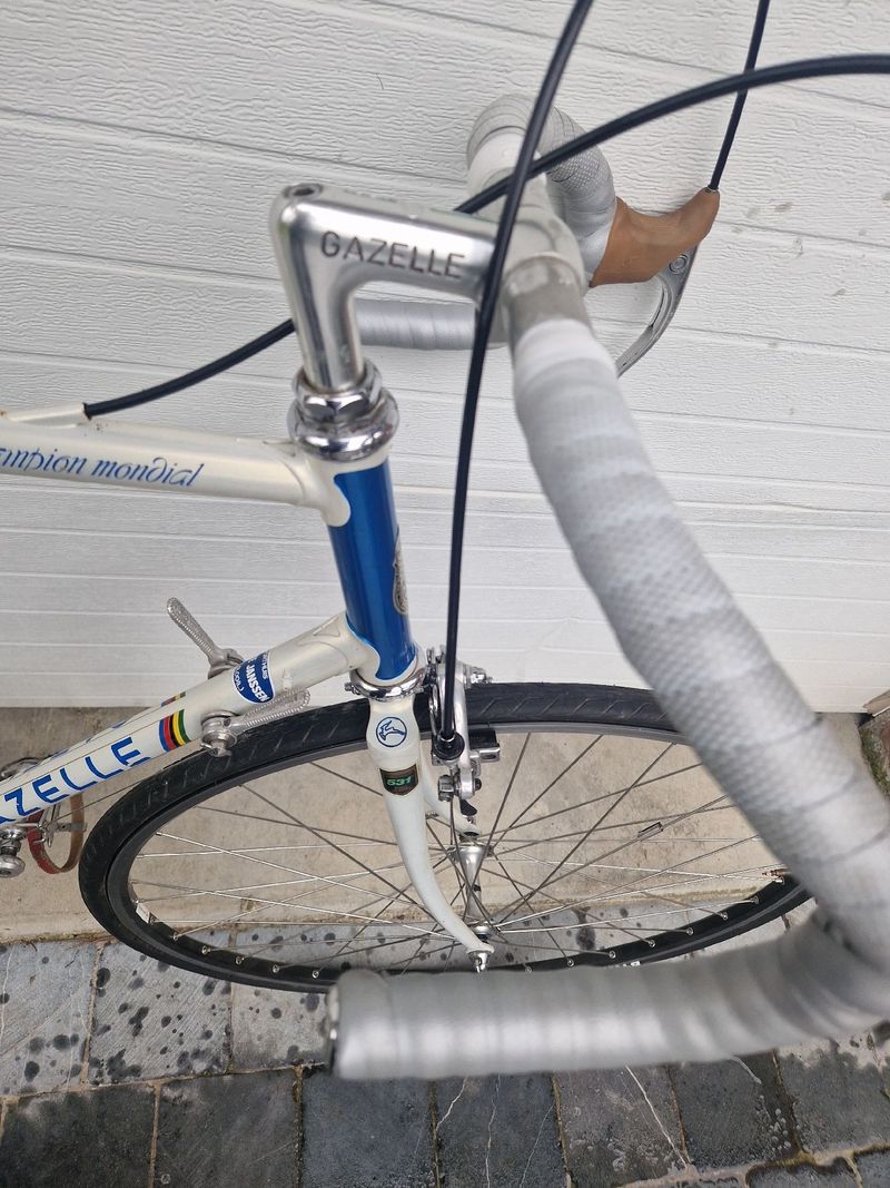 Used Gazelle Custom Campagnolo Super Record 1980 Road & Gravel, White — image 11 of 11