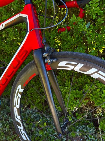 Used Focus Focus Izalco Full Carbon Ultegra 2016 Road & Gravel, Red — image 5 of 13