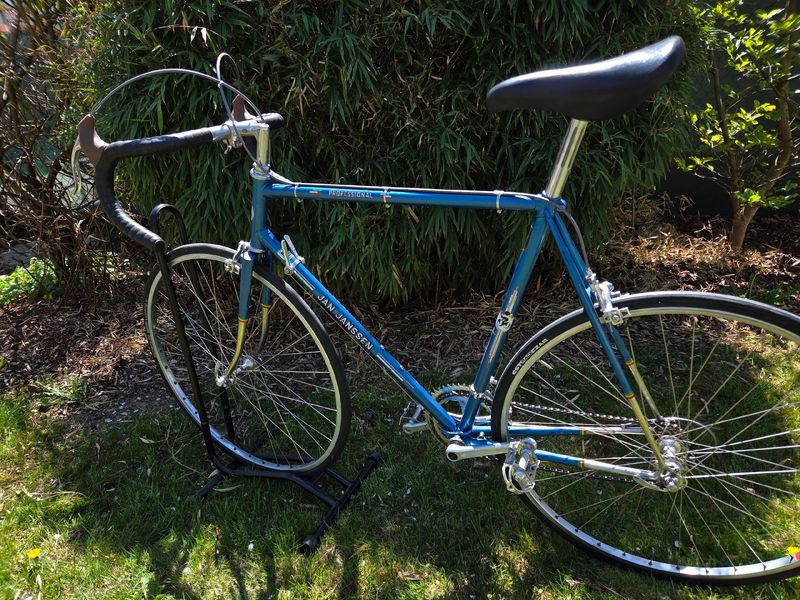 Used Jan Janssen Custom Shimano Dura Ace 1978 Road & Gravel, Blue — image 2 of 13