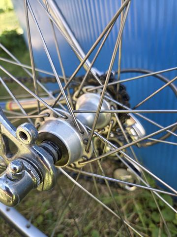 Used Jan Janssen Custom Shimano Dura Ace 1978 Road & Gravel, Blue — image 17 of 18