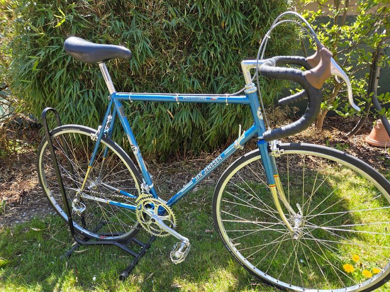 Used Jan Janssen Custom Shimano Dura Ace 1978 Road & Gravel, Blue — image 1 of 13