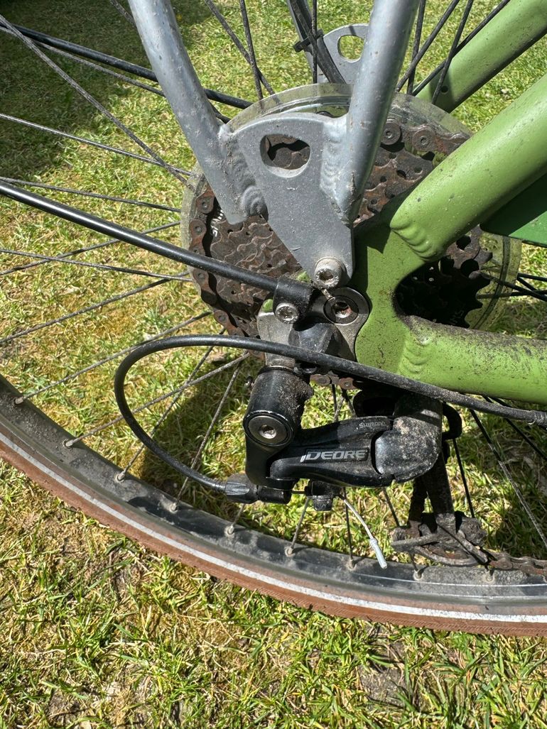 Used Bergrausch Bergrausch Custom Shimano Deore 2015 Urban, Verde — image 3 of 37