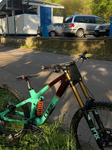 Used CUBE Two15 SRAM XX1 Eagle AXS 2024 Mountainbike, Blue — image 1 of 3