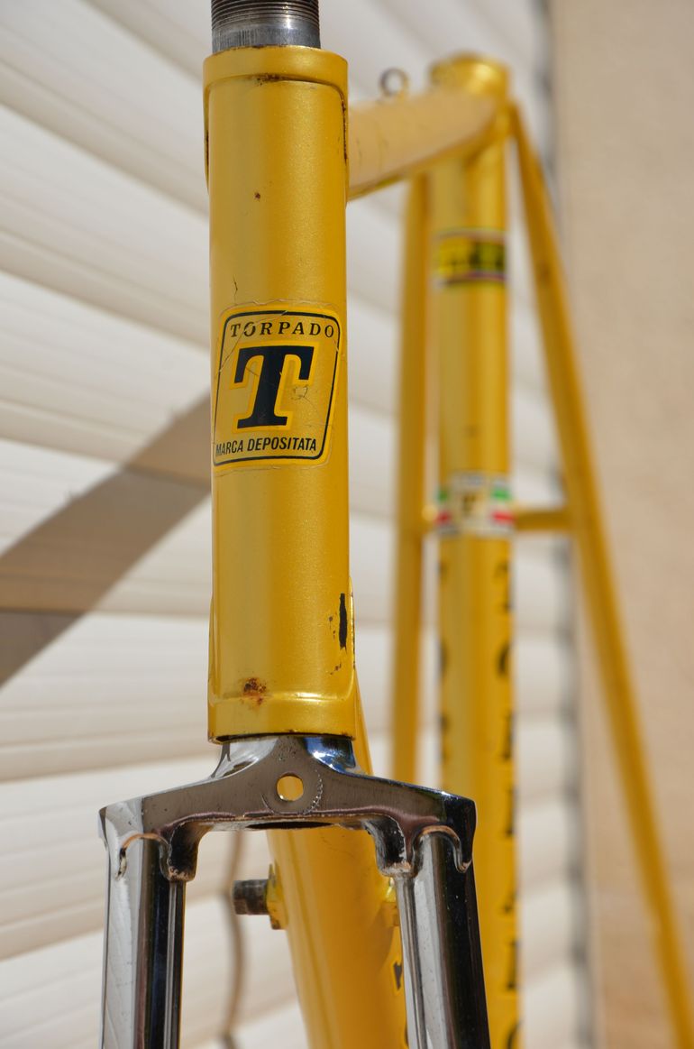 Used Torpado Vintage Torpado Serie Elegant Road Bike Frame And Fork Made From Templar Steel. Frameset 1979 Road & Gravel — image 28 of 43