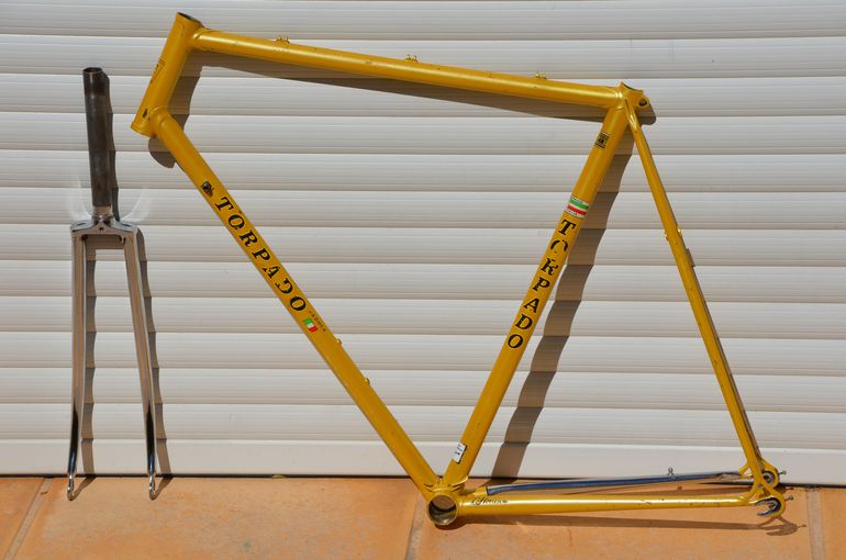 Used Torpado Vintage Torpado Serie Elegant Road Bike Frame And Fork Made From Templar Steel. Frameset 1979 Road & Gravel — image 25 of 43