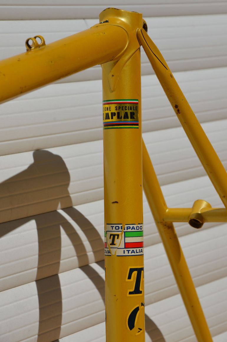 Used Torpado Vintage Torpado Serie Elegant Road Bike Frame And Fork Made From Templar Steel. Frameset 1979 Road & Gravel — image 29 of 43