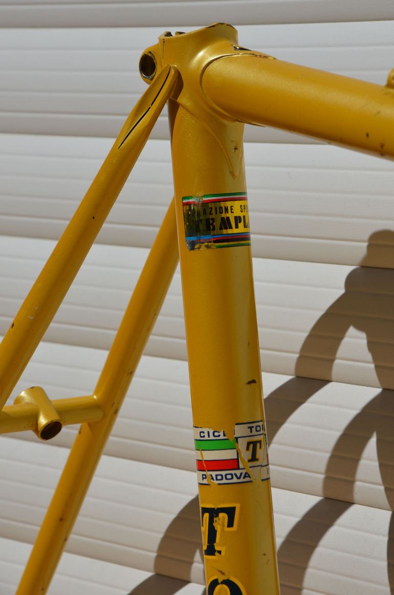 Used Torpado Vintage Torpado Serie Elegant Road Bike Frame And Fork Made From Templar Steel. Frameset 1979 Road & Gravel — image 5 of 43