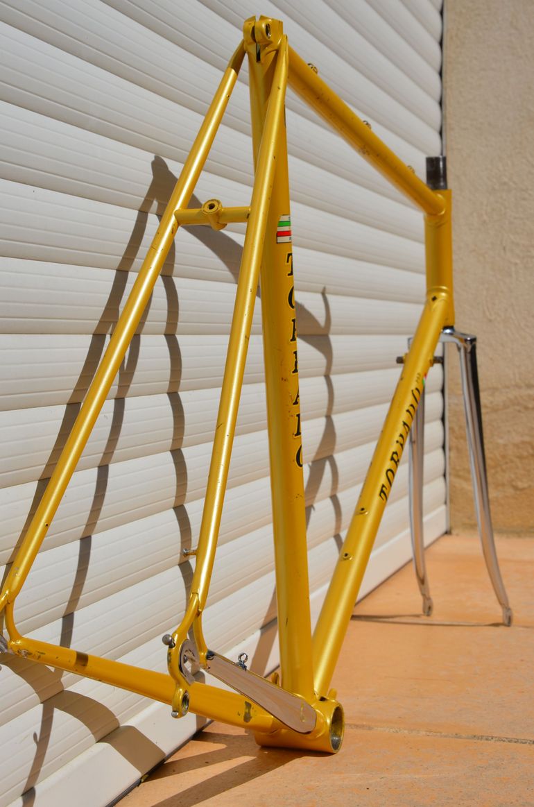 Used Torpado Vintage Torpado Serie Elegant Road Bike Frame And Fork Made From Templar Steel. Frameset 1979 Road & Gravel — image 20 of 43