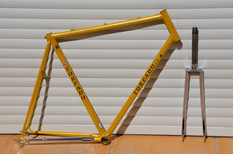 Used Torpado Vintage Torpado Serie Elegant Road Bike Frame And Fork Made From Templar Steel. Frameset 1979 Road & Gravel — image 2 of 43