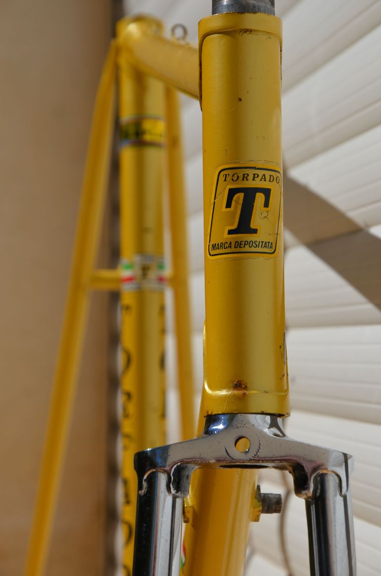 Used Torpado Vintage Torpado Serie Elegant Road Bike Frame And Fork Made From Templar Steel. Frameset 1979 Road & Gravel — image 4 of 43