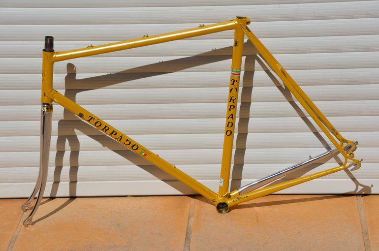 Used Torpado Vintage Torpado Serie Elegant Road Bike Frame And Fork Made From Templar Steel. Frameset 1979 Road & Gravel — image 26 of 43