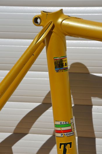 Used Torpado Vintage Torpado Serie Elegant Road Bike Frame And Fork Made From Templar Steel. Frameset 1979 Road & Gravel — image 6 of 43