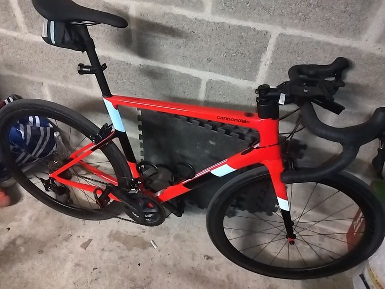 Used Cannondale SuperSix EVO Carbon 105 2024 2024 Road & Gravel, Red — image 8 of 11