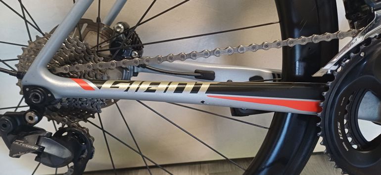Used Giant Advance Pro 1 Disk 2019 2019 Road & Gravel, Light Gray — image 4 of 13