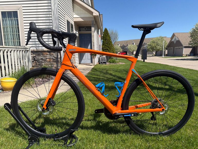 Used BMC Roadmachine ONE 2023 2023 Road & Gravel, Orange — image 2 of 11