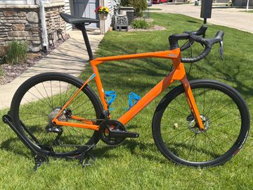 Used BMC Roadmachine ONE 2023 2023 Road & Gravel, Orange — image 10 of 11
