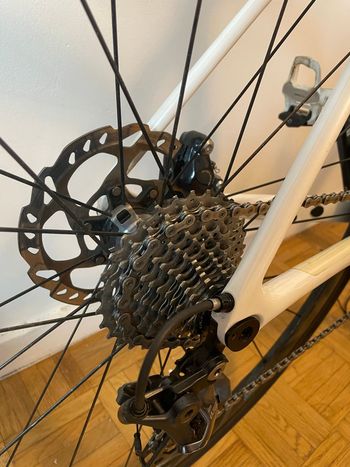 Used Giant TCR Advanced 1 Disc 2020 2020 Road & Gravel, Blanco — image 3 of 6