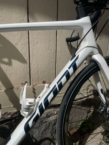 Used Giant TCR Advanced 1 Disc 2020 2020 Road & Gravel, Blanco — image 4 of 6