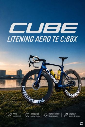 Used CUBE LITENING AERO C:68X SLT 2024 2024 Road & Gravel