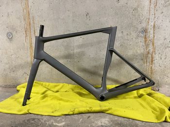 Used Light Carbon Light Carbon Custom Frameset 2024 Road & Gravel, Light Gray — image 2 of 10