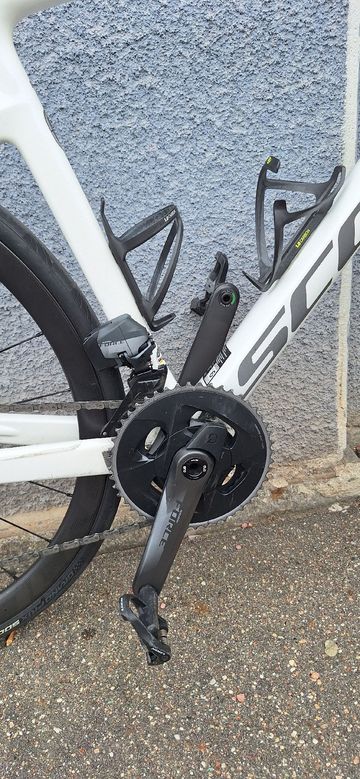 Scott Addict SRAM Force eTap AXS 2021 Road & Gravel usato, Bianco — immagine 3 di 12