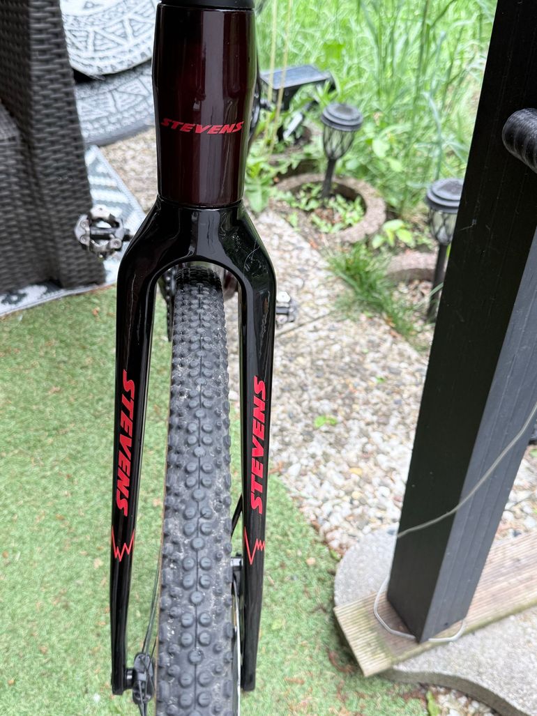 Used Stevens Super Prestige Di2 2022 2022 Road & Gravel, Red — image 17 of 42