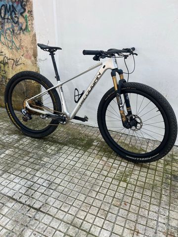 Used Lee Cougan Revenge SRAM XX1 Eagle AXS 2023 Mountainbike, Light Gray — image 4 of 7