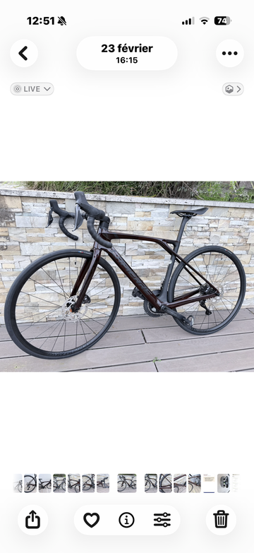 Lapierre Xelius SL 6.0 2022 2022 Road & Gravel usato, Rosso — immagine 2 di 3