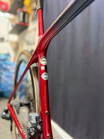 Used Giant TCR Advanced SL 1 Disc 2021 2021 Road & Gravel, Rojo — image 9 of 11