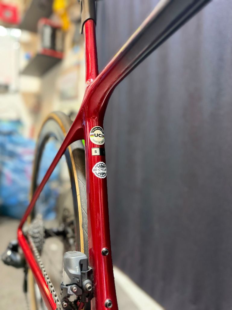 Used Giant TCR Advanced SL 1 Disc 2021 2021 Road & Gravel, Rojo — image 9 of 11