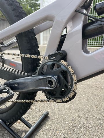 Used Santa Cruz Nomad SRAM GX Eagle 2023 Mountainbike, Light Gray — image 14 of 21