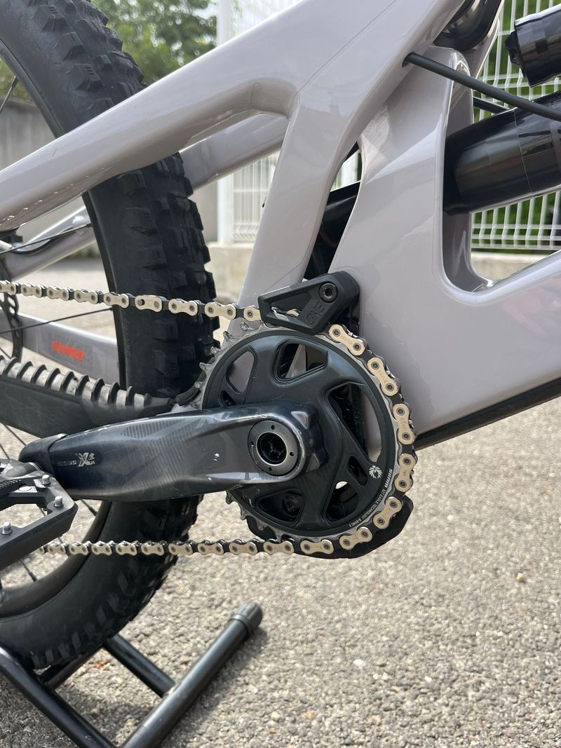 Used Santa Cruz Nomad SRAM GX Eagle 2023 Mountainbike, Light Gray — image 14 of 21