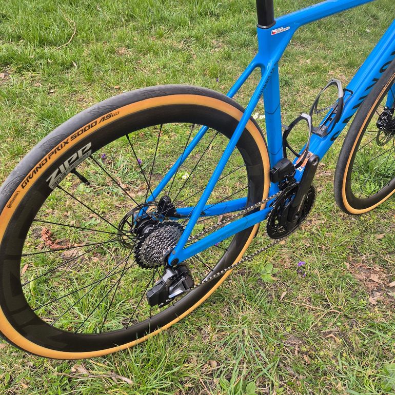 Used Canyon Ultimate CF SL 8 AXS Movistar 2024 2024 Road & Gravel, Blue — image 3 of 8