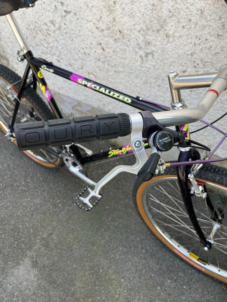 Used Specialiced Specialiced Custom Shimano Deore XT 1989 Mountainbike, Purple, 26 — image 6 of 21