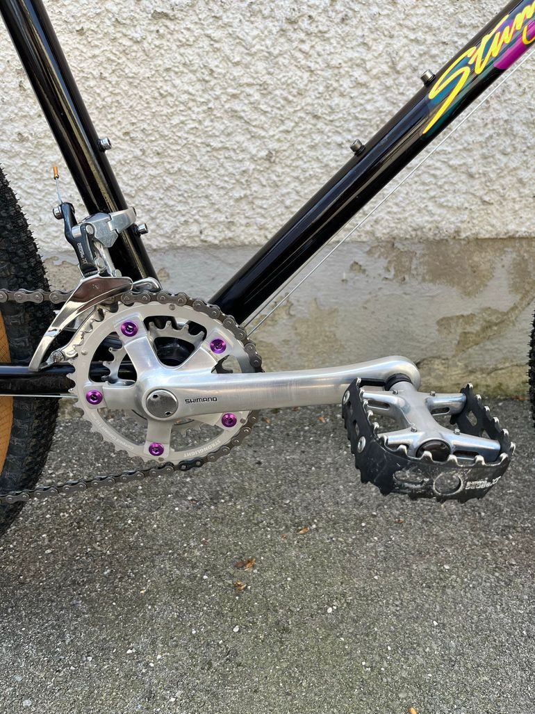 Used Specialiced Specialiced Custom Shimano Deore XT 1989 Mountainbike, Purple, 26 — image 3 of 21