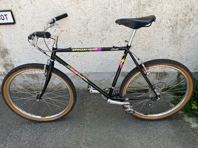 Used Specialiced Specialiced Custom Shimano Deore XT 1989 Mountainbike, Purple, 26 — image 2 of 21