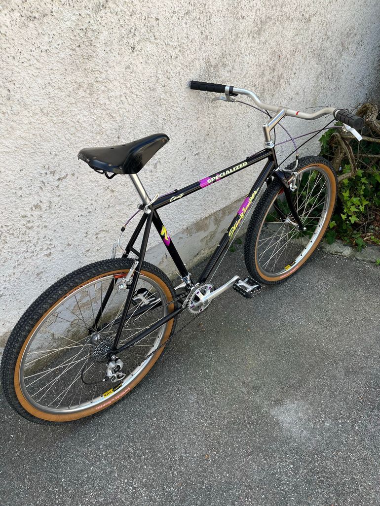 Used Specialiced Specialiced Custom Shimano Deore XT 1989 Mountainbike, Purple, 26 — image 4 of 21