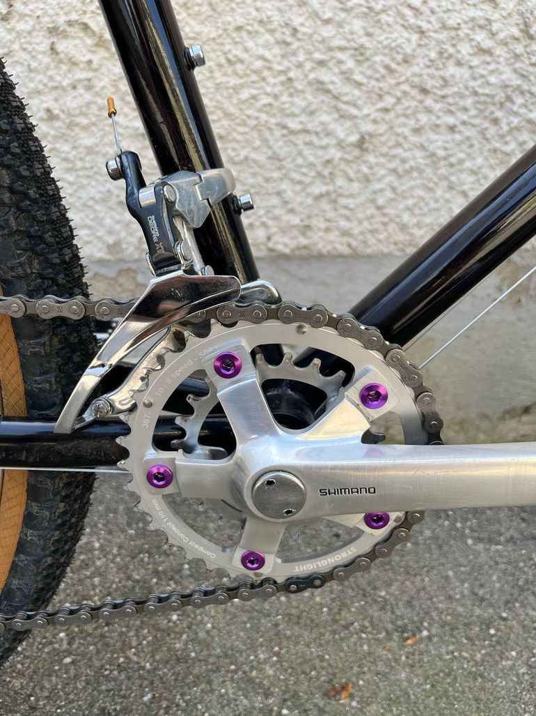 Used Specialiced Specialiced Custom Shimano Deore XT 1989 Mountainbike, Purple, 26 — image 17 of 21