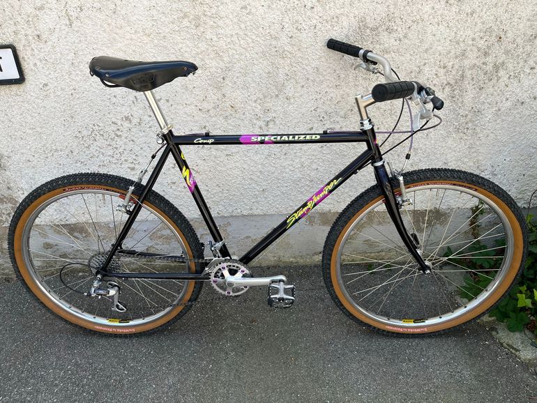 Used Specialiced Specialiced Custom Shimano Deore XT 1989 Mountainbike, Purple, 26 — image 1 of 21