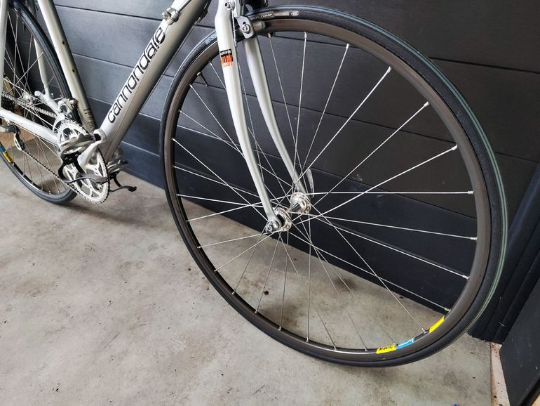 Used Cannondale Cannondale Custom Shimano Dura Ace 1994 Road & Gravel, Grigio chiaro — image 6 of 10