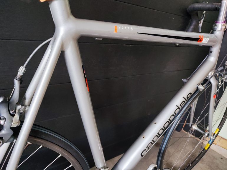Used Cannondale Cannondale Custom Shimano Dura Ace 1994 Road & Gravel, Grigio chiaro — image 4 of 10