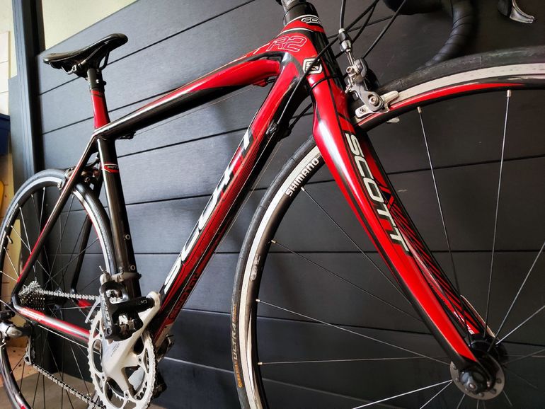 Used Scott Addict Shimano Ultegra 2010 Road & Gravel, Red — image 7 of 10