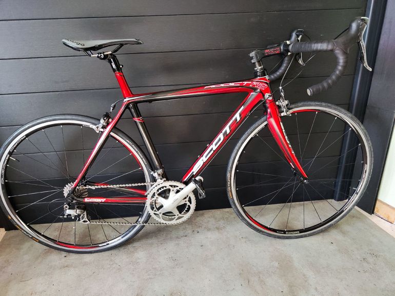 Used Scott Addict Shimano Ultegra 2010 Road & Gravel, Red — image 10 of 10