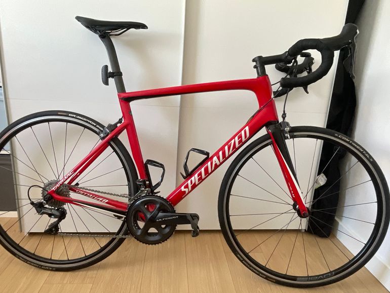 Used Specialized Men's Tarmac Expert 2018 2018 Road & Gravel, Red — image 1 of 5