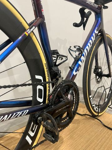 Used Specialized Tarmac Shimano Dura Ace Di2 2024 Road & Gravel, Blue — image 3 of 11