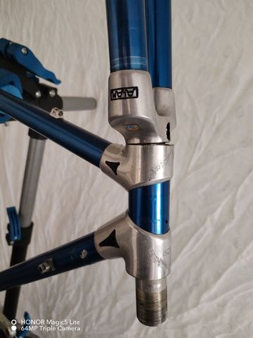Used Alan Custom Frameset 1984 Road & Gravel, Blue — image 2 of 9