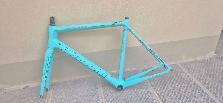 Used Bianchi Specialissima Frameset 2016 Frameset 2016 Road & Gravel, Blue — image 2 of 8
