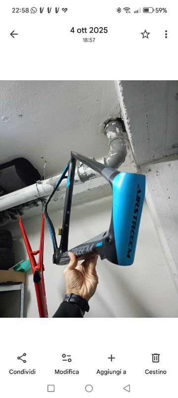 Gebrauchtes Airstreeem Triple EEE Race 2016 Frameset 2016 Road & Gravel, Hellgrau — Bild 2 von 3