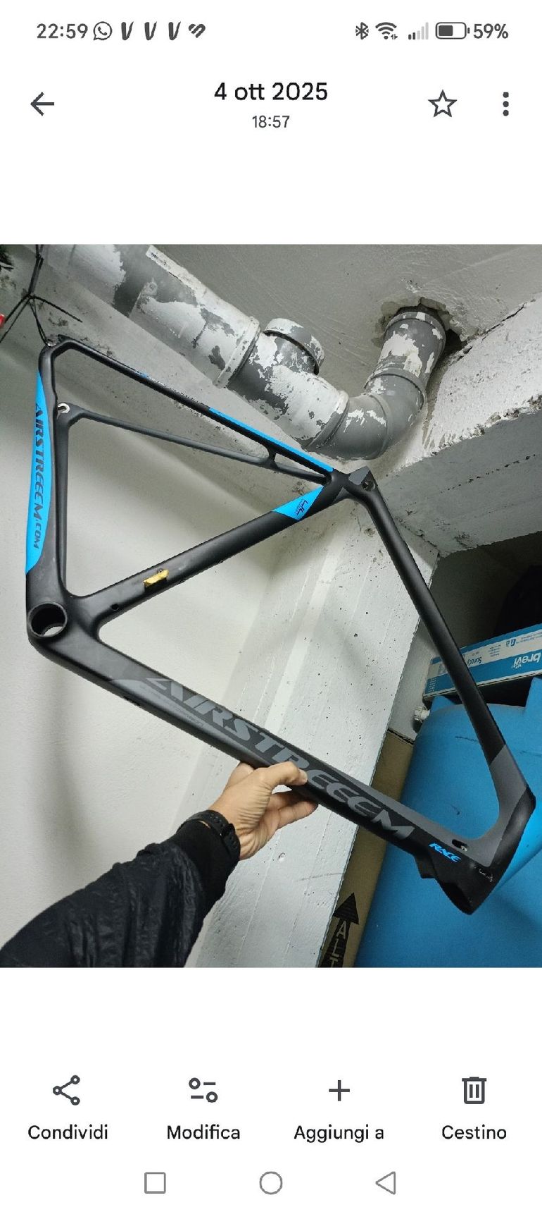 Used Airstreeem Triple EEE Race 2016 Frameset 2016 Road & Gravel — image 3 of 3